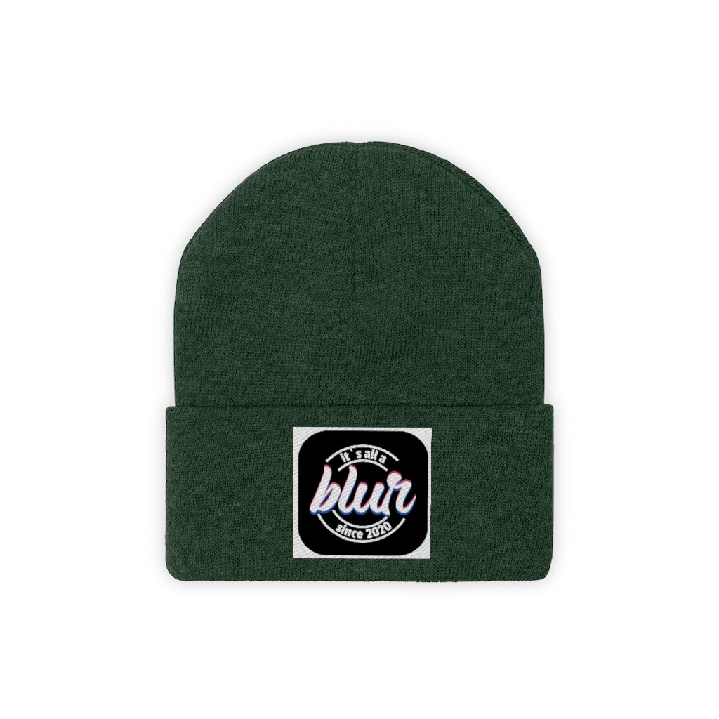ITS ALL A BLUR Knit Beanie