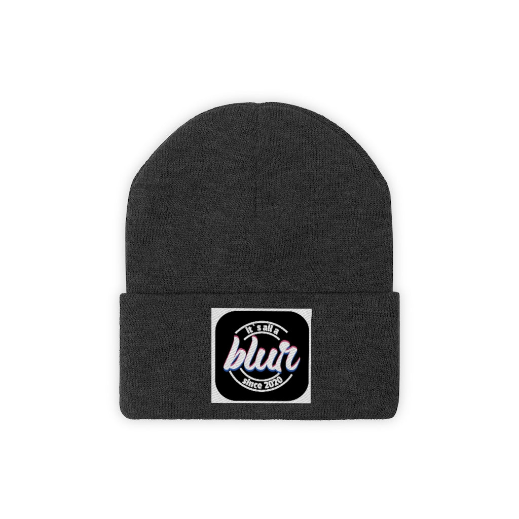 ITS ALL A BLUR Knit Beanie