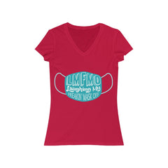 LMFMO Women's Jersey Short Sleeve V-Neck Tee