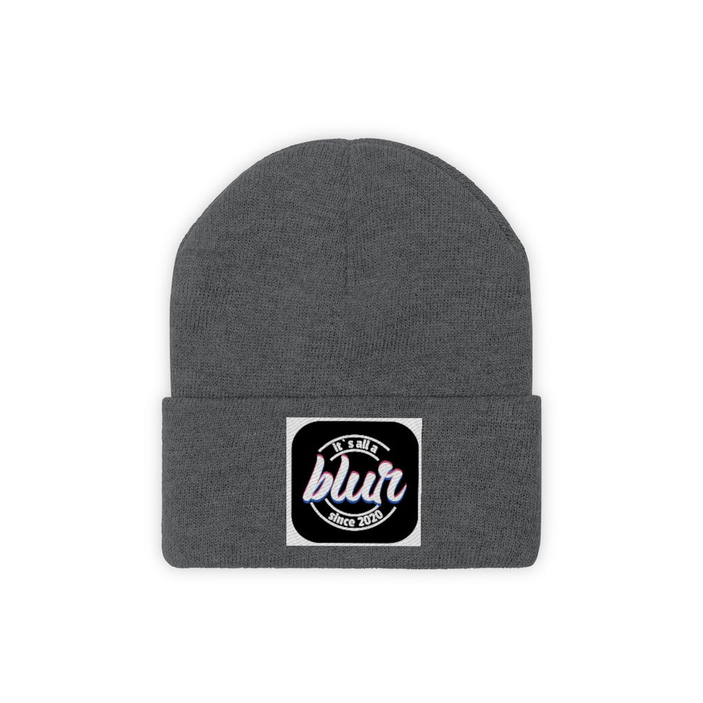 ITS ALL A BLUR Knit Beanie