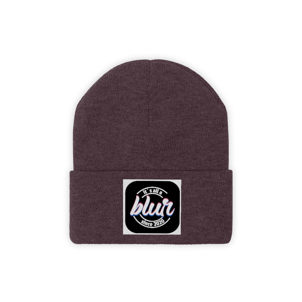 ITS ALL A BLUR Knit Beanie