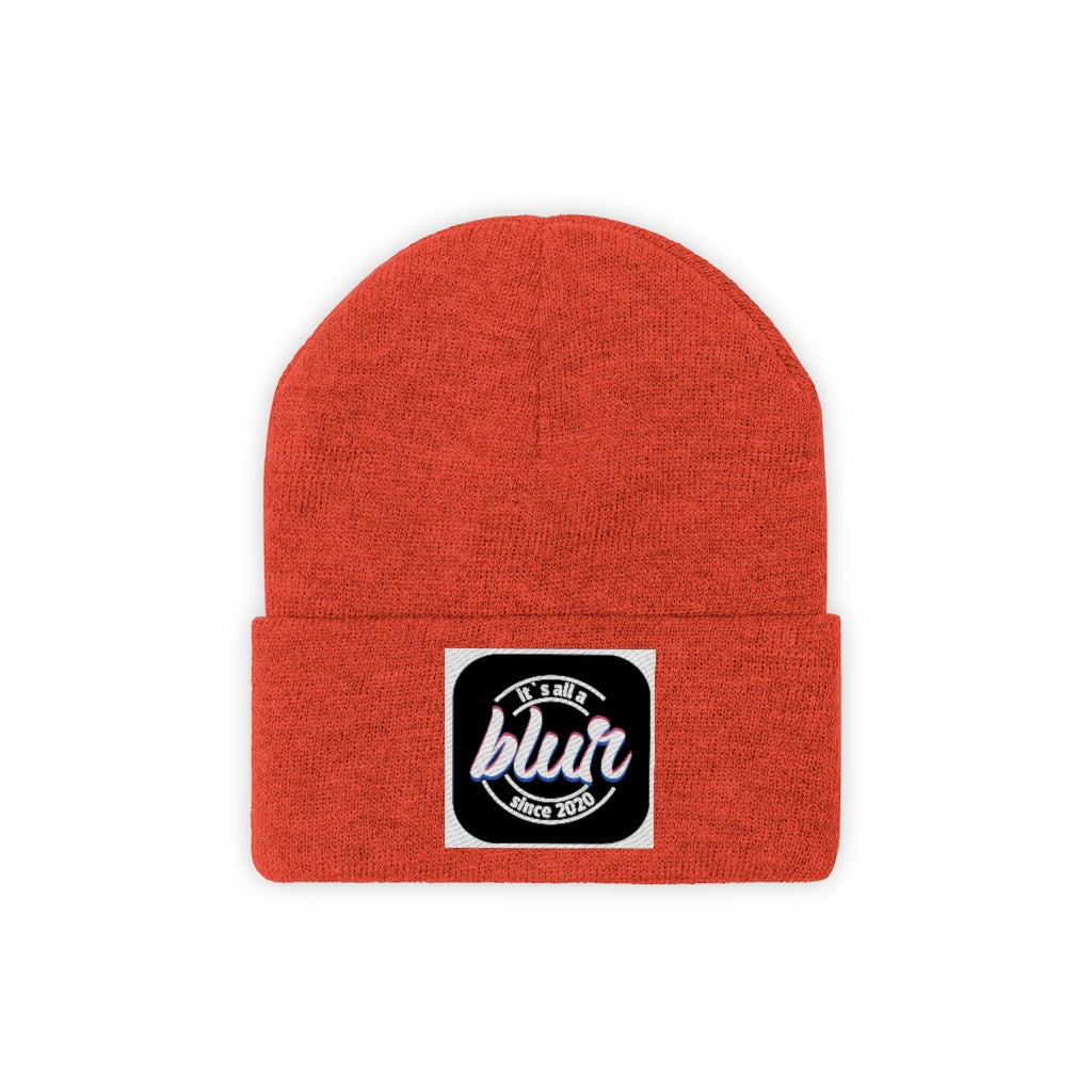 ITS ALL A BLUR Knit Beanie