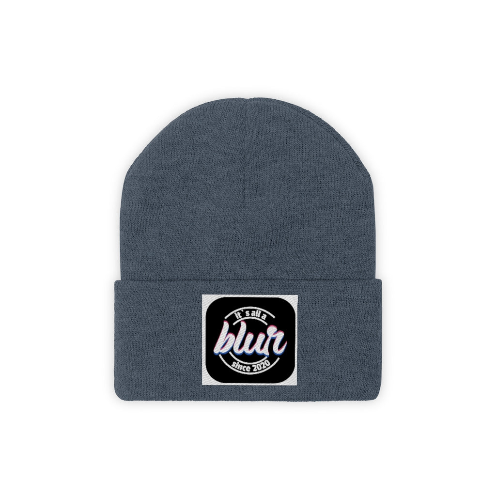 ITS ALL A BLUR Knit Beanie