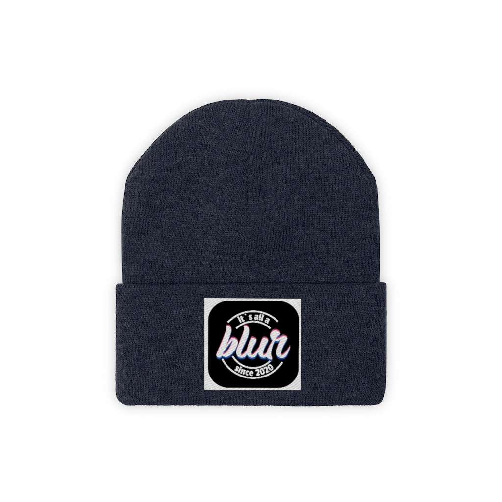 ITS ALL A BLUR Knit Beanie