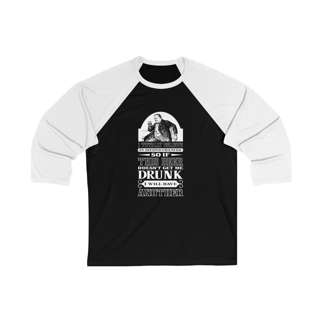 Second Chances Unisex 3/4 Sleeve Baseball Tee