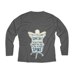 SOME DAY THE BEST THING...Women's Long Sleeve V-neck Tee