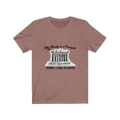 My Body is a Temple Jersey Short Sleeve Tee