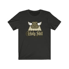 HOLY SHIT ON A CRACKER Unisex Jersey Short Sleeve Tee