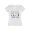 YOU KNOW WHAT I LIKE ABOUT PEOPLE? THEIR  DOGS Women's The Boyfriend Tee